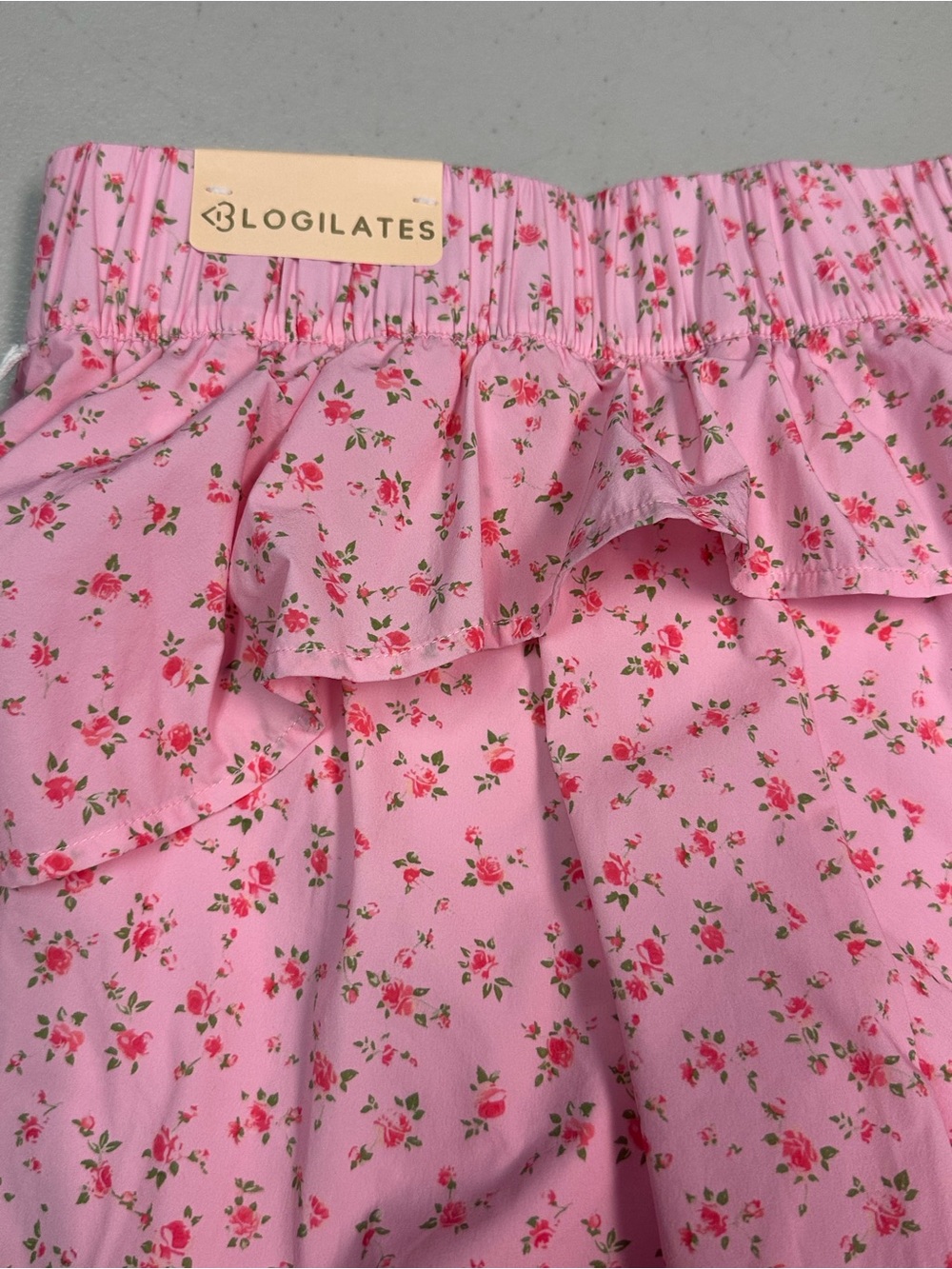 Blogilates Ruffle Short Women's XS Pink
Floral High Rise Pockets Pull On - Picture 5 of 5
